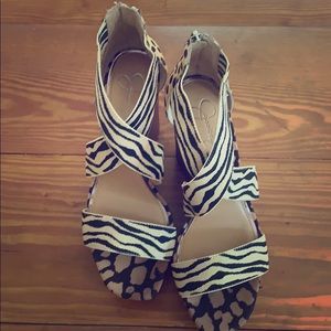 Jessica Simpson Wedged Sandal New